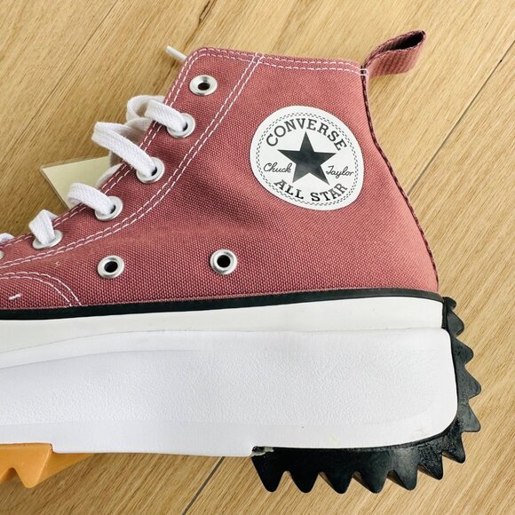 ⭐Converse Run Star Hike Hi Platform Sz 7.5 Women's Shoes Brown Sneakers A00852C⭐ - Picture 10 of 13